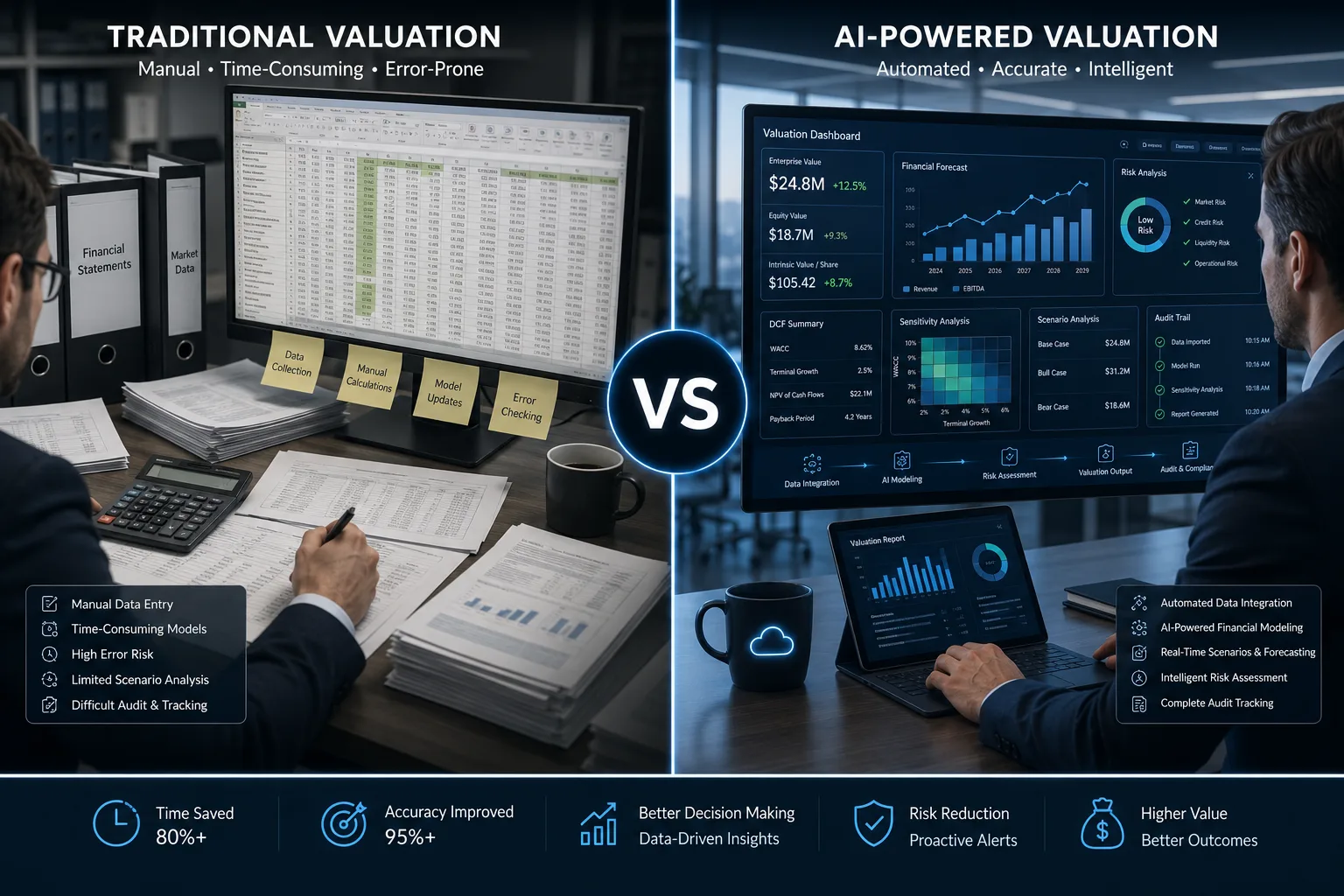 Traditional Valuation Methods vs AI-Driven Valuation